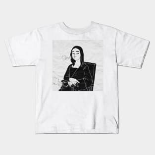 Modern Mona Lisa Kids T-Shirt